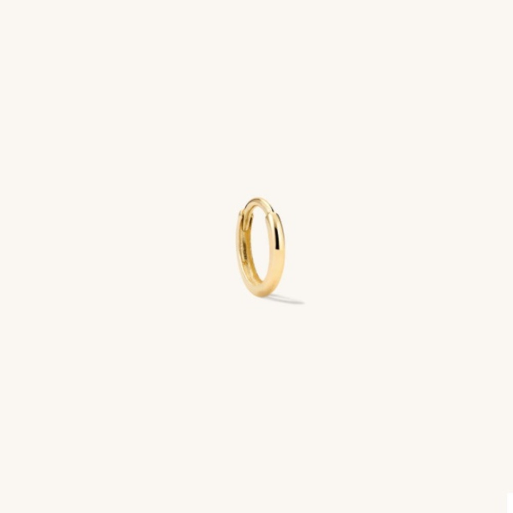 Mejuri 14k Yellow Gold Single Mini Hoop
